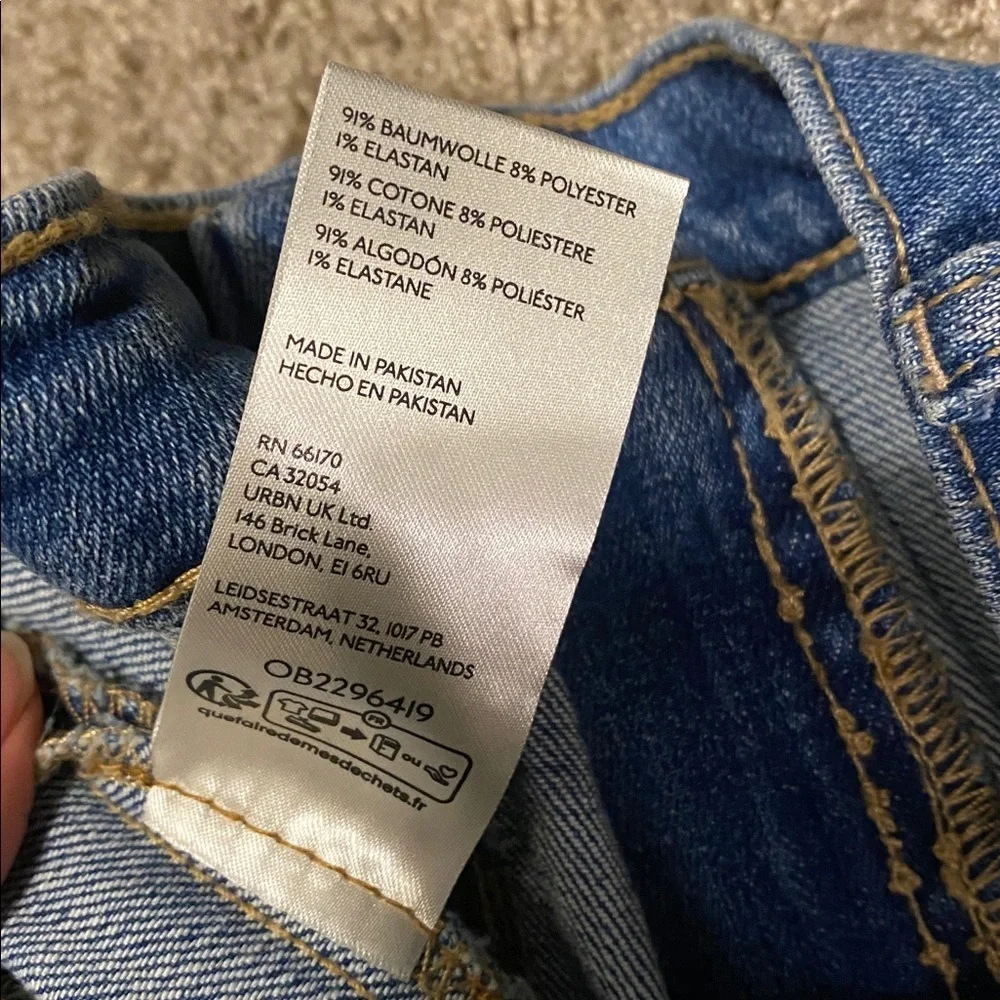 We The Free Janney high low Denim Shorts